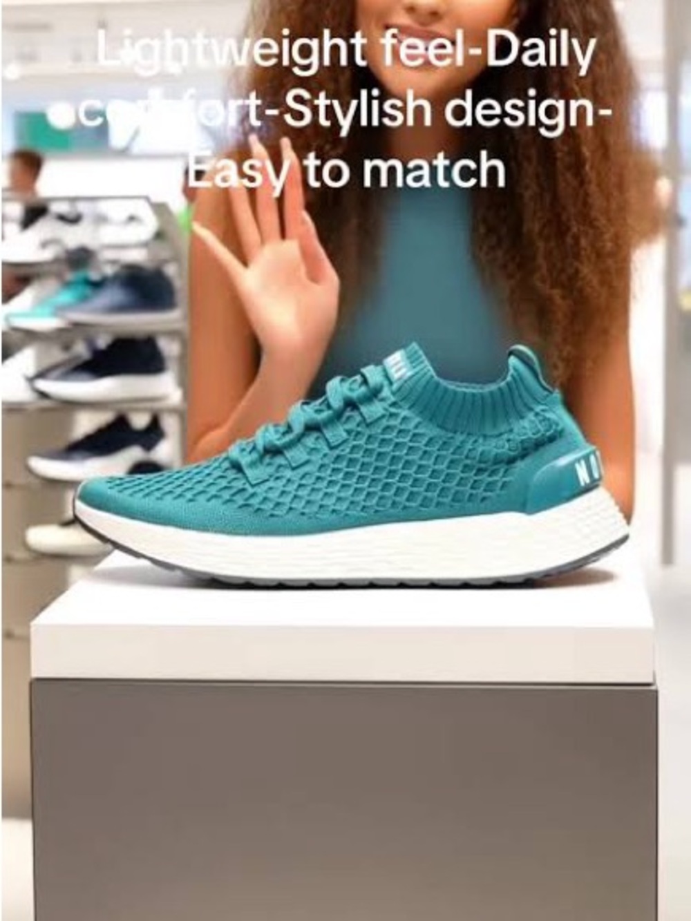 NOBULL Allday Knit Dark Teal Unisex, New in Box - Picture 4 of 9